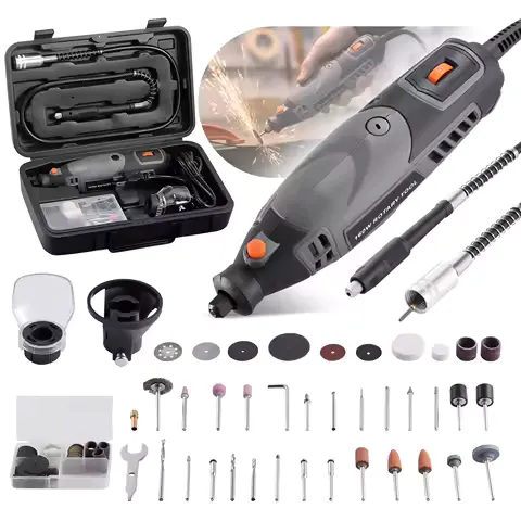 Rotary Tool Kit,Corded Power Rotary with Flex Shaft & 160 Accessories Tools for Handmade Crafting Projects and DIY Electric Drill Set