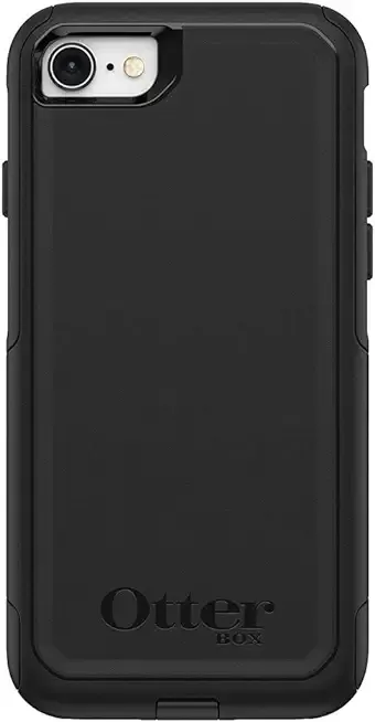 OtterBox iPhone SE 3rd & 2nd Gen (NOT SE4 – 2025 MODEL) iPhone 8 & iPhone 7 (NOT PLUS SIZED MODELS) Commuter Series Case - Black, Slim & Tough, Pocket-Friendly, with Port Protection