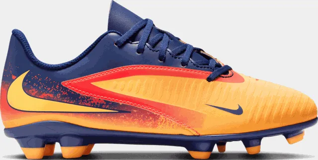 Phantom 6 Low Club FG/MG "Erling Haaland" Q3 25, fotballsko kunstgress og gress, junior - Oransje