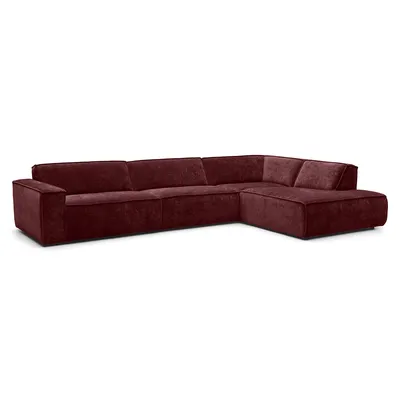 Hoekbank Floyd racer winered rechts