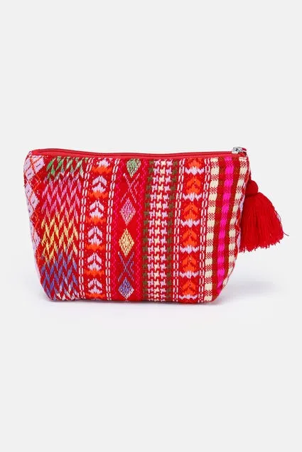 Toilettasje aztec met flosj