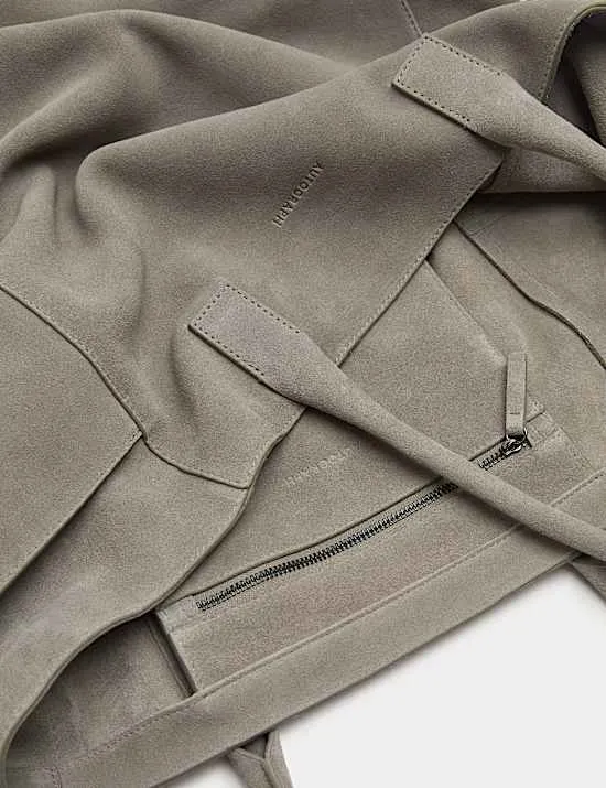 Suede Tote Bag