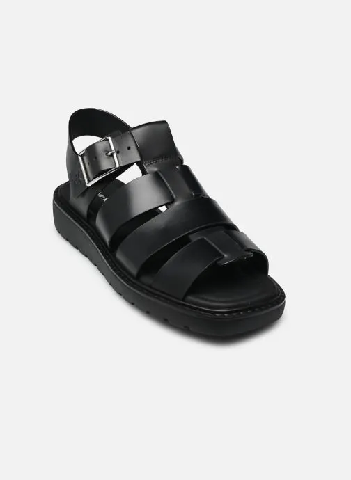 Platte sandalen SQ MOLDED SDL FISHER dames zwart