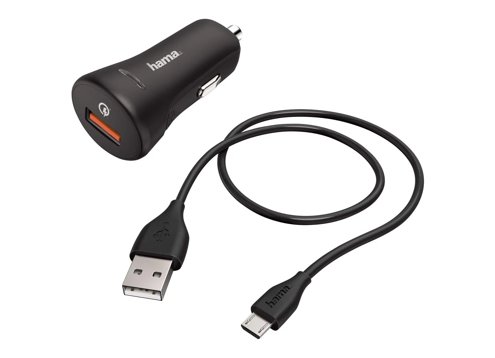 Hama 178337 Kfz-Ladeset mit Micro USB