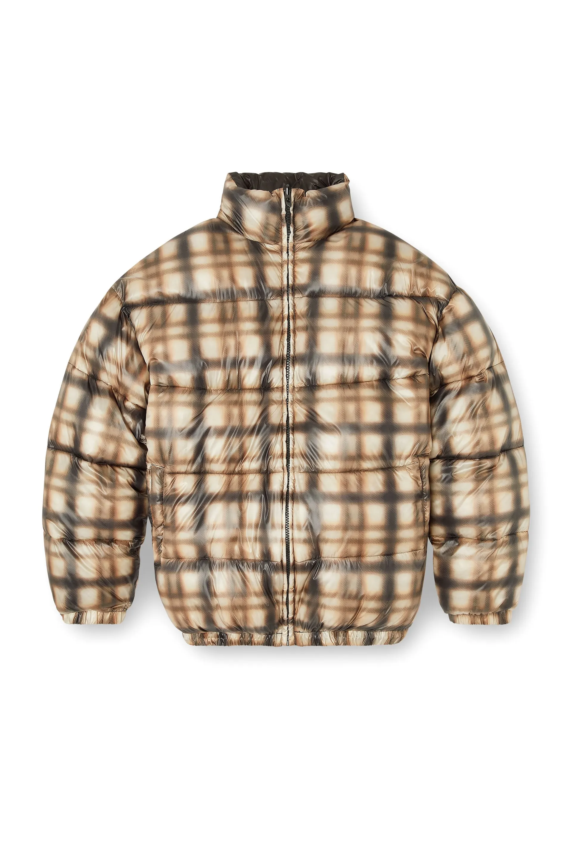 Reversible padded bomber jacket