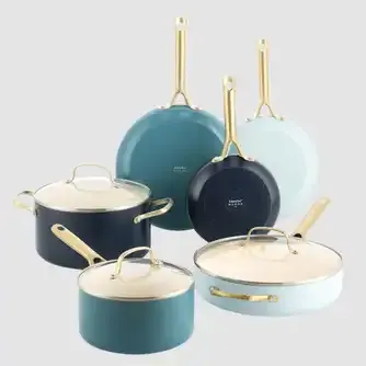 GreenPan Coastal Shades Cookware Set 6 Piece