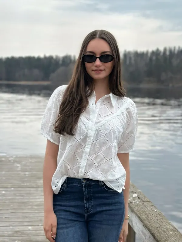 ROW 2 SHIRT Star White