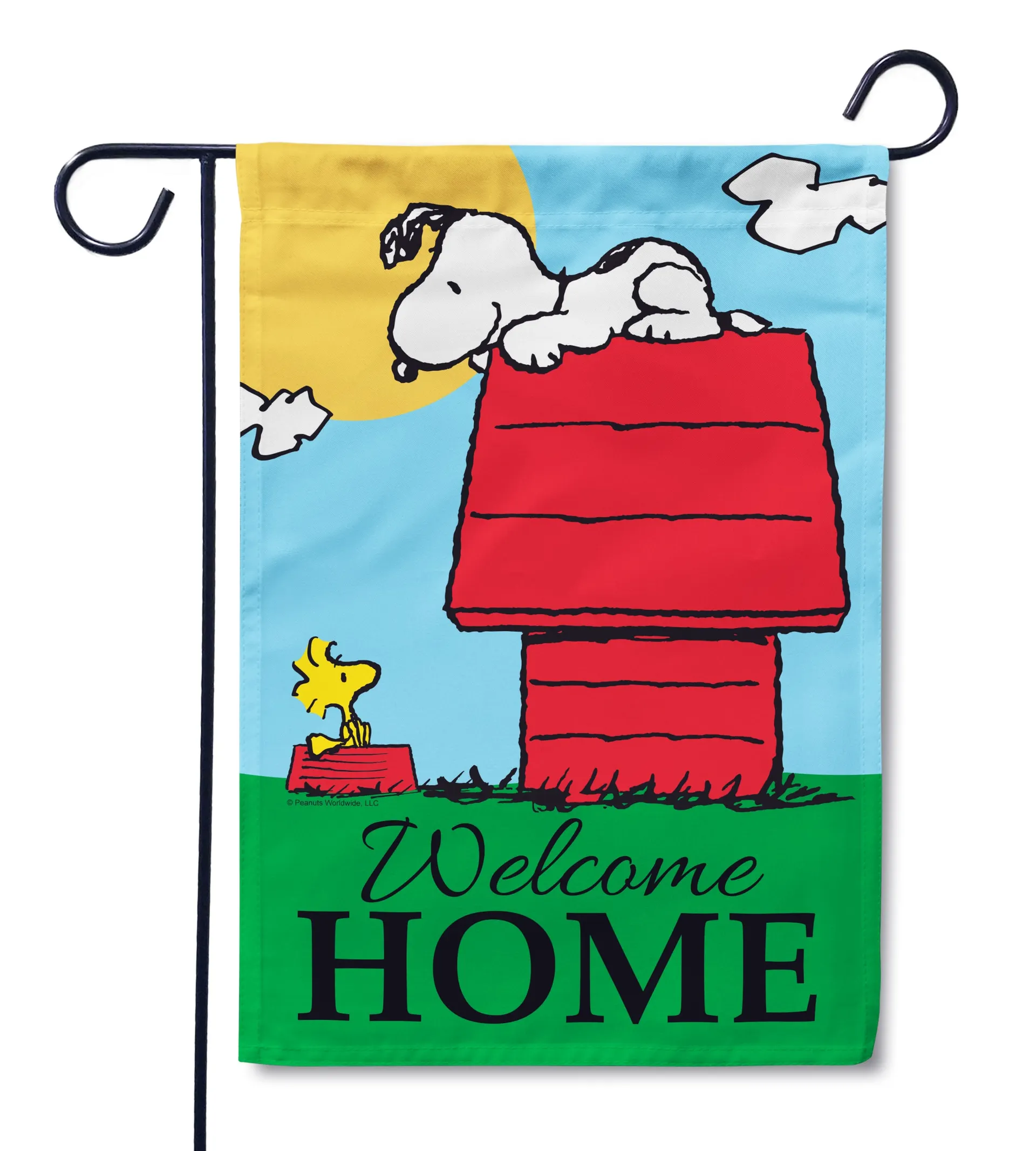 Welcome Home Snoopy 1.44-ft W x 2.91-ft H Summer Garden flag Kit