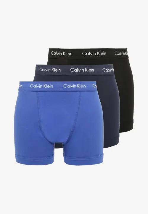 TRUNK COTTON STRETCH 3 PACK - Boksershorts - grey/blue/black