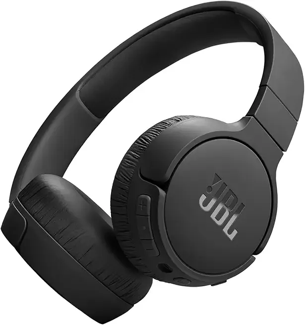 JBL Tune 670NC - Adaptive Noise Cancelling with Smart Ambient Wireless On-Ear Headphones, Up to 70H Battery Life with Speed Charge, Lightweight, Comfortable and Foldable Design (Black)