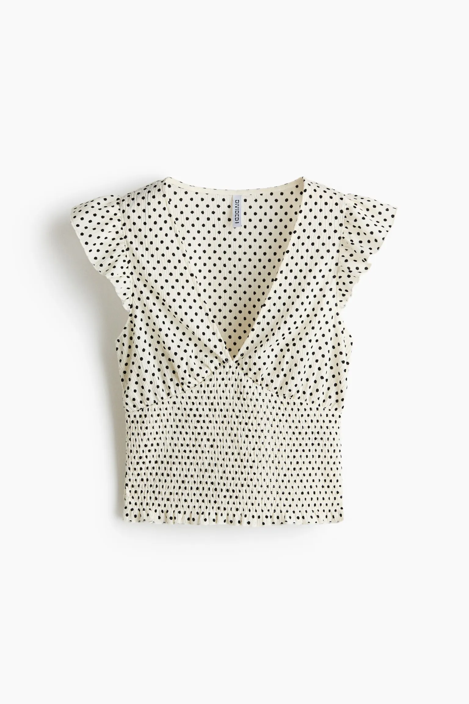 Textured jersey top