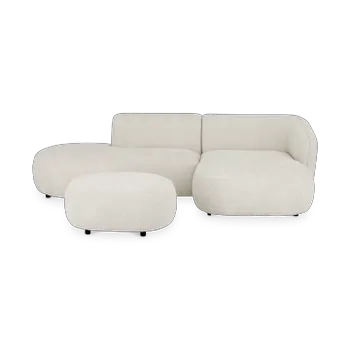 Hoeksalon CONCA Anthology Cream Longchair Rechts