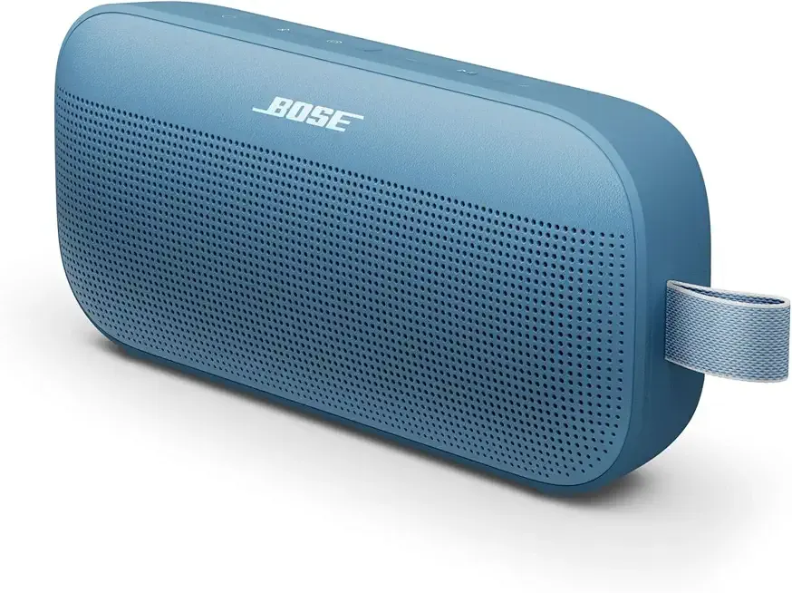 SoundLink Flex Bluetooth Speaker (2nd Gen) - Portable Outdoor Speaker with Hi-Fi Audio, Waterproof and Dustproof, USB-C, Up to 12 Hours Battery Life, Blue Dusk