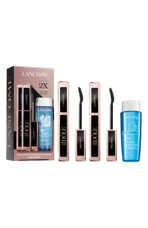Lash Idôle Mascara & Bi-Facil Eye Makeup Remover 3-Piece Gift Set $74 Value