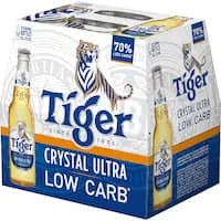 tiger crystal ultra beer low carb lager Bottle 12 x 330mL