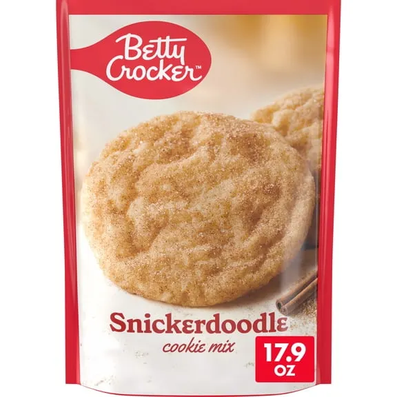 Betty Crocker Snickerdoodle Cookies, Cookie Baking Mix, 17.9 oz $3.12 17.4 ¢/oz