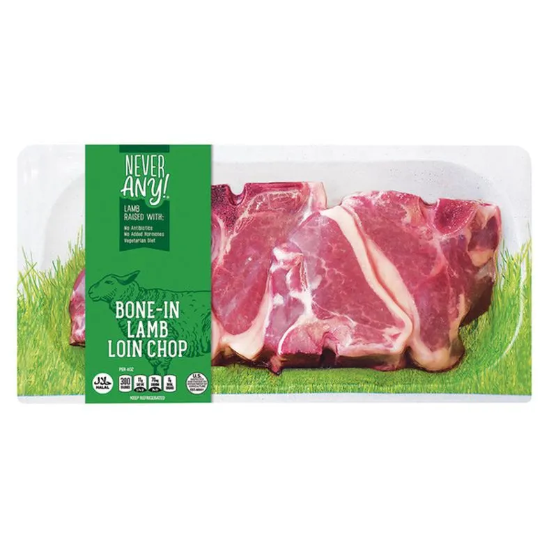 Never Any! Bone-In Lamb Loin Chop