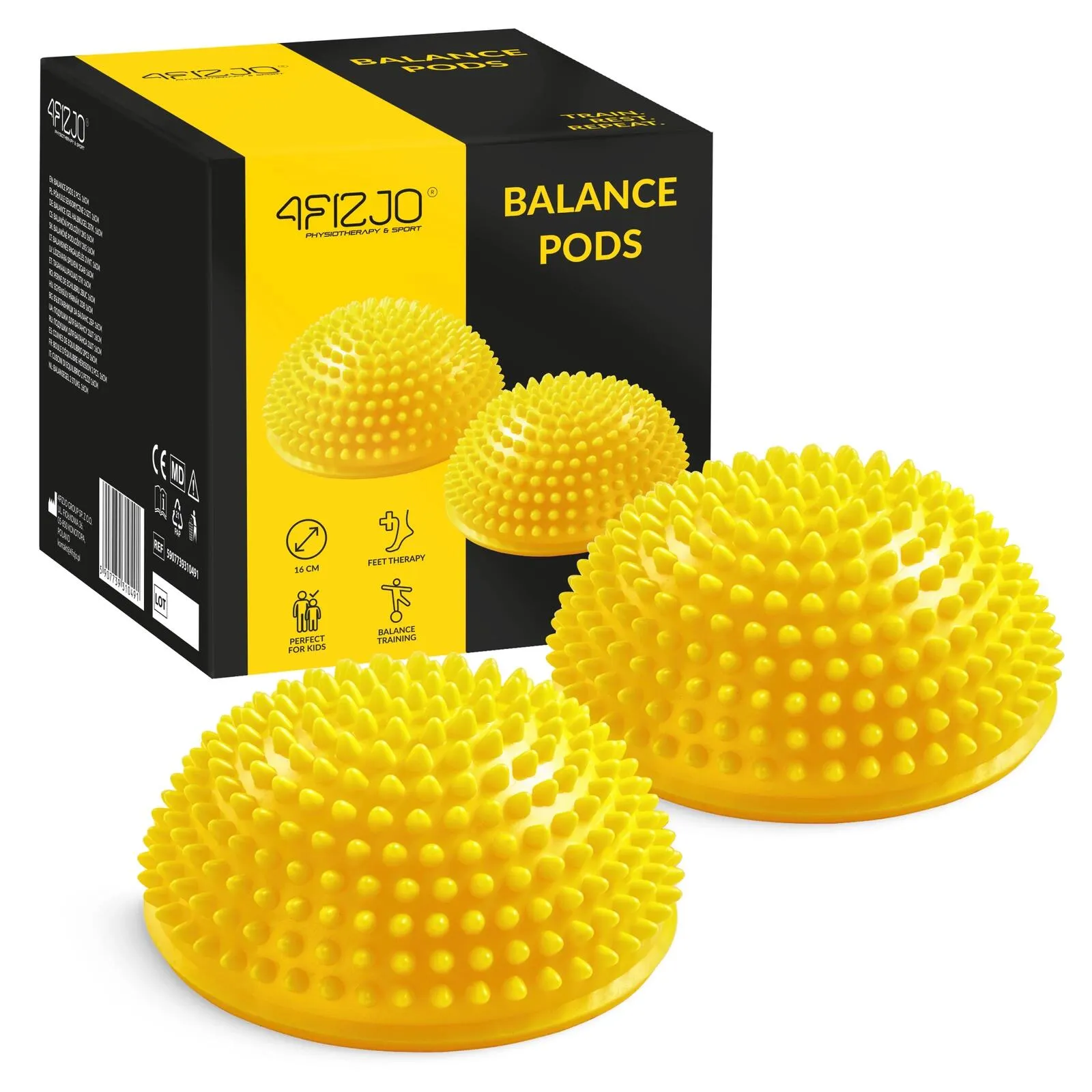 4FIZJO Balanční senzomotorická pomůcka 4FIZJO, 2 ks