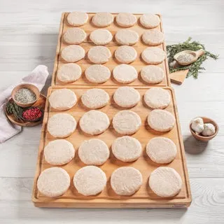 Rastelli's Antibiotic-Free Turkey Craft Burgers (32/5 Oz. Per Burger), 32 Total Packs, 10 Lbs. Total