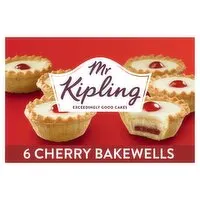 Mr Kipling Cherry Bakewells 6 Pack (318 g) Open Product Description