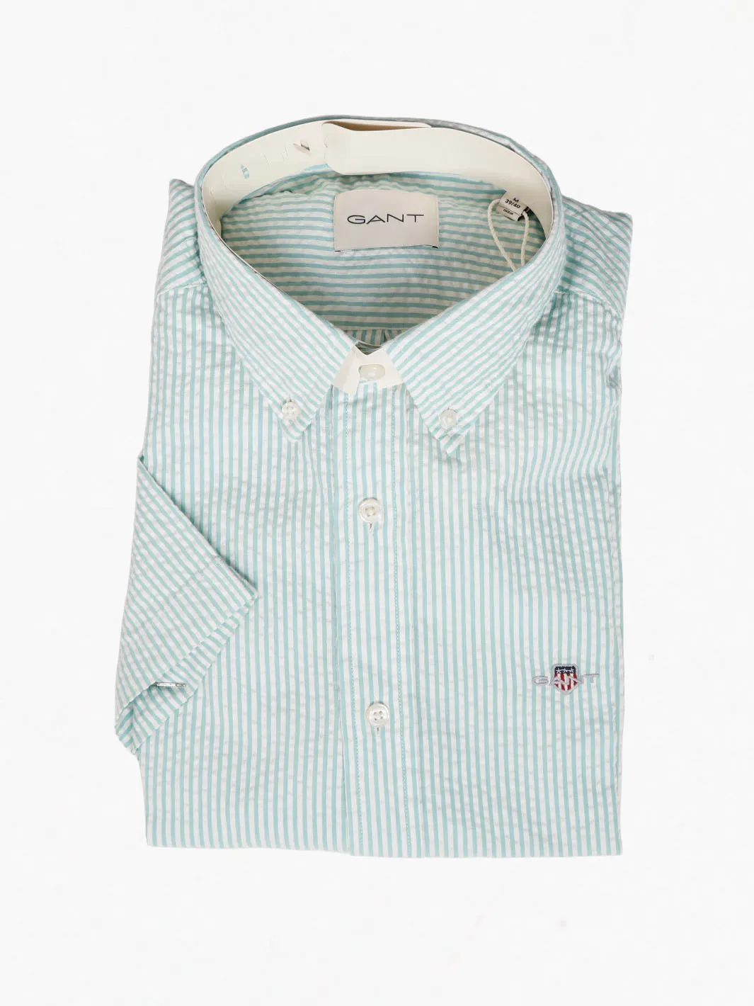 Reg Seersucker Stripe Ss Shirt