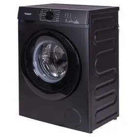 Lavatrice 8 Kg slim, 11 programmi automatici, nero matt, Kooper