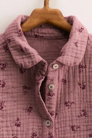 ZARA TIMELESS - TEXTURED FLORAL SHIRT