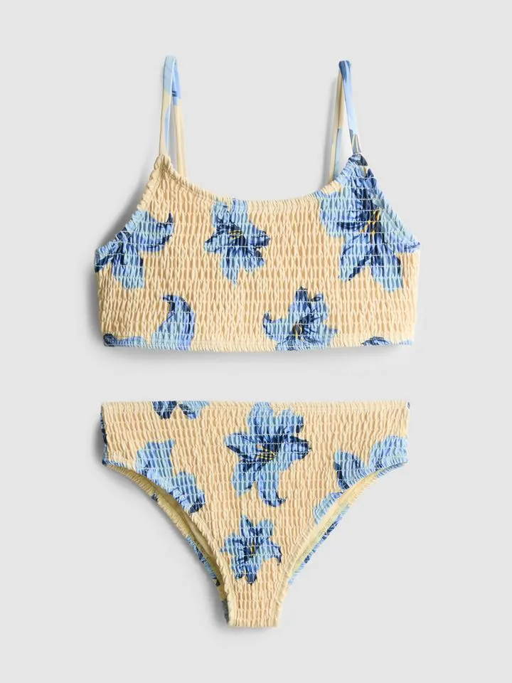 7–15 ans | Bikini imprimé froncé