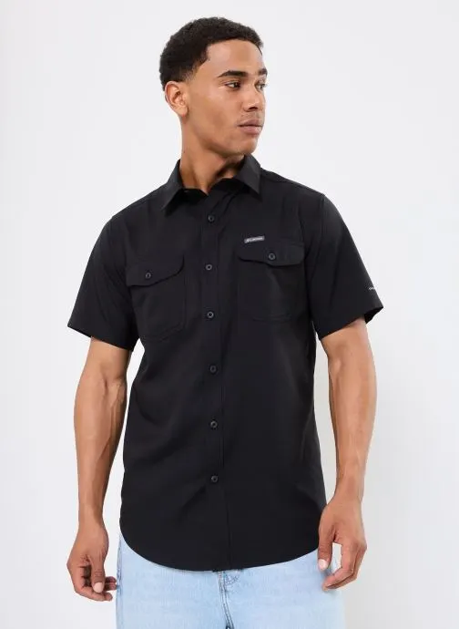 Hemden Utilizer II Solid Short Sleeve Shirt heren groen