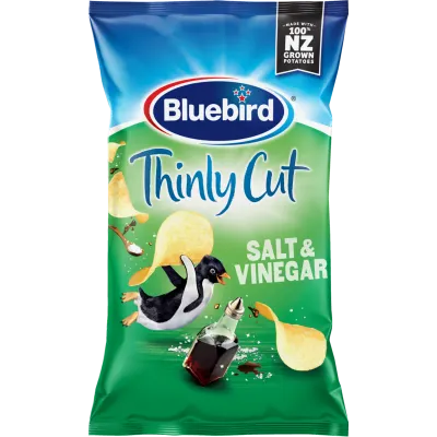 Bluebird Thinly Cut Salt & Vinegar Potato Chips