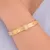 Armband in edelstaal, met parels en een ovaal