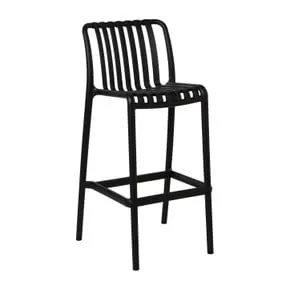 Barkruk Lea - zwart - 103x50x43 cm