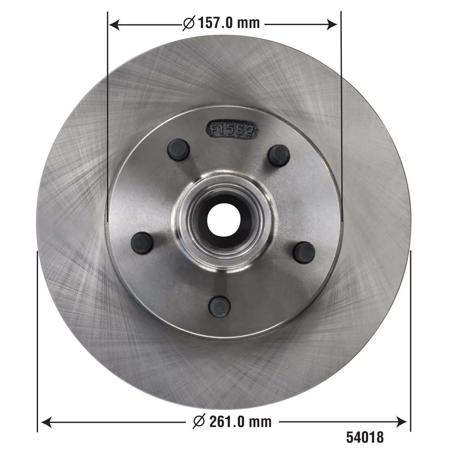 Duralast Disc Brake Rotor and Hub Assembly 54018