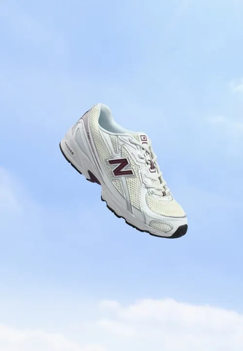 740 UNISEX - Joggesko - white/bordeaux