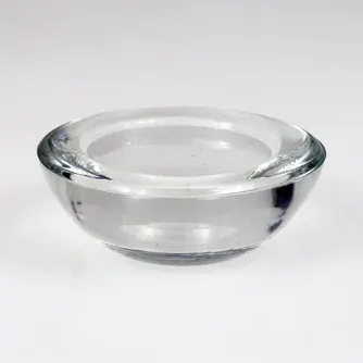 Boston Living Round Glass Tealight Holder 7.5cm Clear
