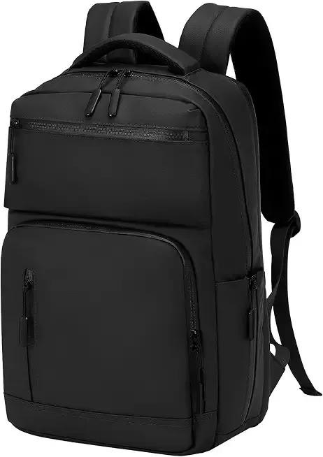 20L 15.6 Inch Laptop Backpack Anti Theft Flight Approved Black | Water resistant daypack with padded laptop sleeve and organized storage for work travel college and carry on use