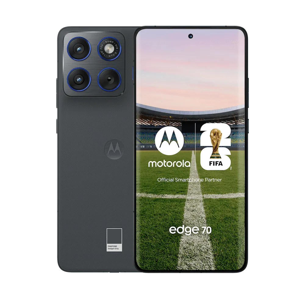 Celular Motorola edge 70 PANTONE Gadget Gray (Gris) 6.67" 5G 512GB 12GB