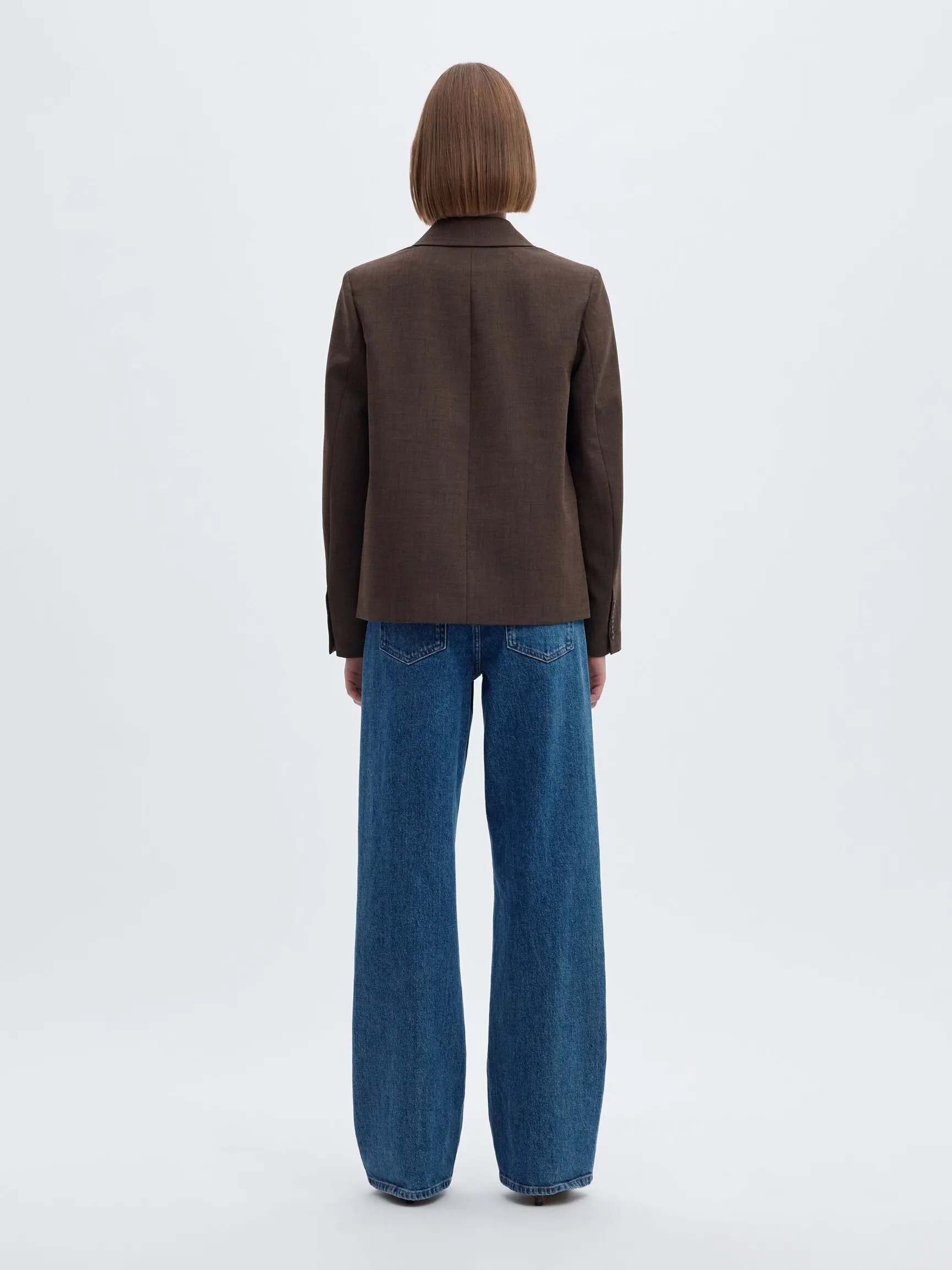 HIGH WAISTED JEANS MED VIDE BEN
