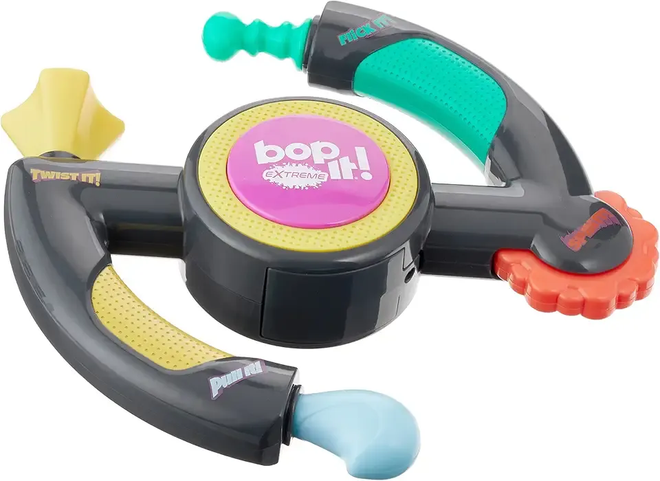 Hasbro Gaming Bop It Extreme Electronic Game for 1 or More Players, Fun Party Interactive Game for Kids Ages 8+, 4 Modes Including One-On-One Mode (Amazon Exclusive)