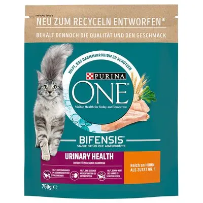 Croquettes PURINA ONE 2 x 450, 650 ou 750 g : 50 % de remise sur le 2ème sac !