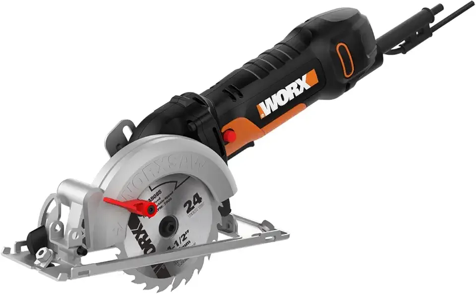 Worx WX439L 4.5 Amp WORXSAW 4.5" Electric Compact Circular Saw