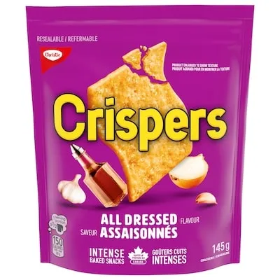 Crispers, All Dressed Crackers, Baked Snacks