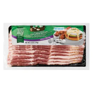 Hickory Smoked No Sugar Added Uncured Bacon, 12 oz