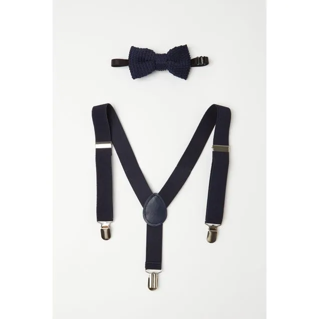 Kids bretellen en strik