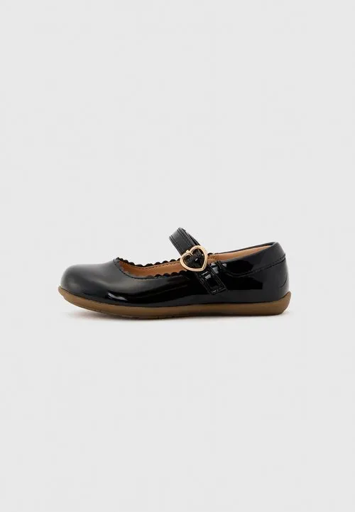 Ballerina med reim - black