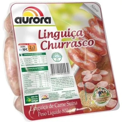 linguiça aurora churrasco resfriada 700g