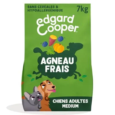 Edgard & Cooper Medium Adulte Chien Agneau sans céréales