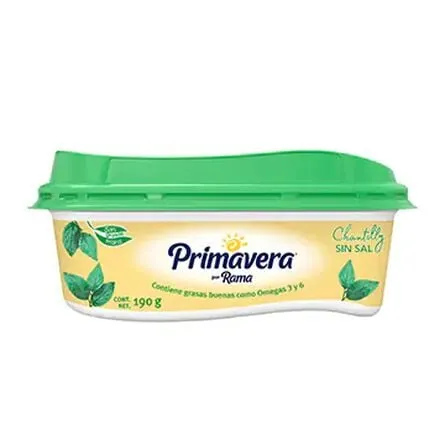 Margarina Sin Sal Primavera Chantilly 190 gr