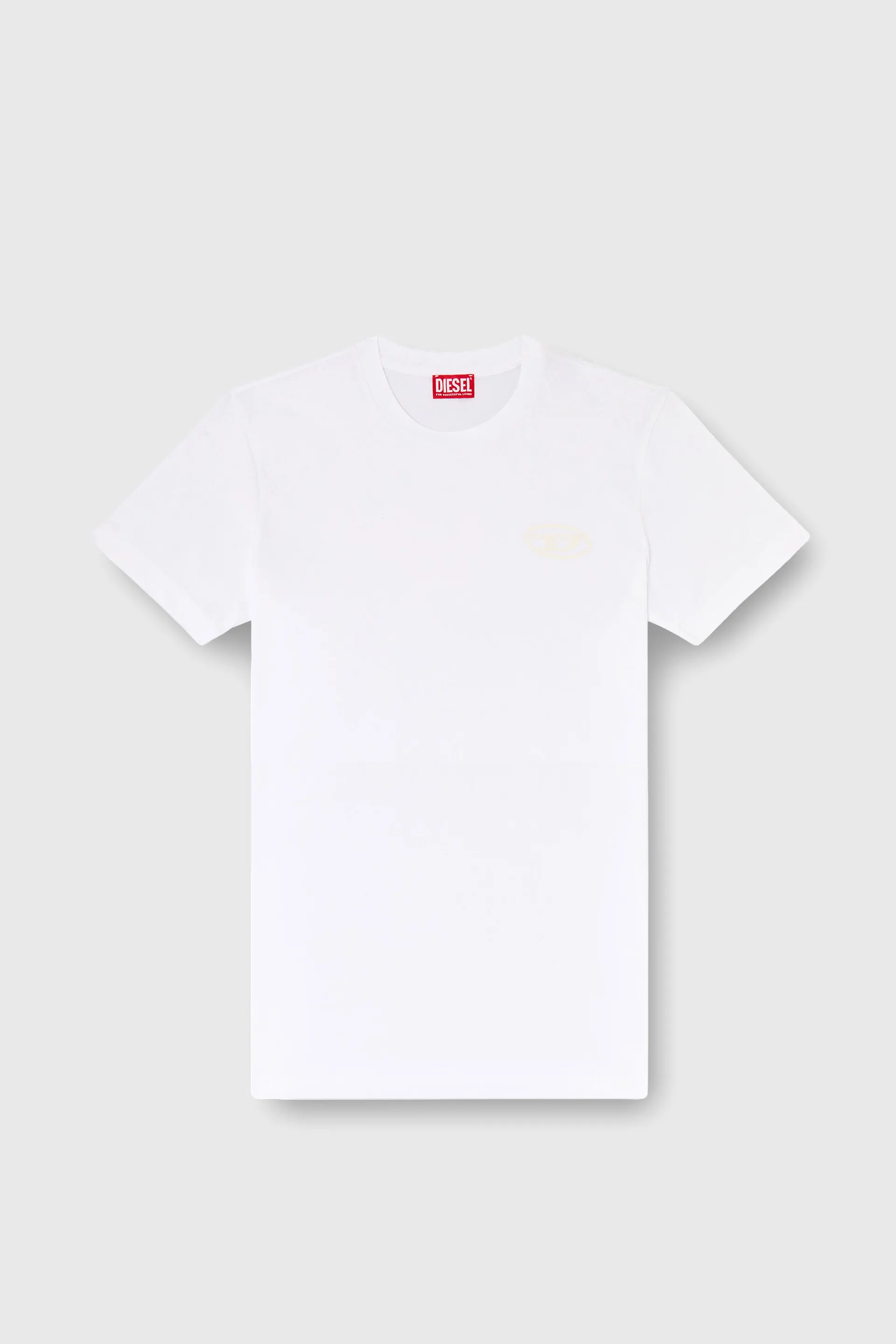 Cotton T-shirt with Oval D logo