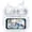 Open-Ear Headphones, Wireless Clip On Earbuds with Touch Screen Charging Case 60H Playtime, Bluetooth 6.0, IPX7 Waterproof, Lightweight Comfort, Stable Fit, Open-Ear Safety Design for Workout/Running